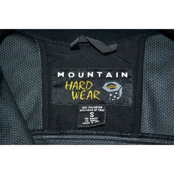 MOUNTAIN HARDWEAR Men's Vintage Gore Windstopper Full Zip Fleece Jacket SMALL